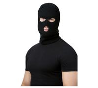 Maschera Ski Balaclava Nera Accessorio Di Halloween Per Costume Da Ladro