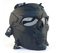 Maschera Softair Tattica Faccia piena Maschera di Paintball Maschere cranio protettive Full Face con PC Lens Occhiali per Cs BBs Gioco Halloween Cosplay