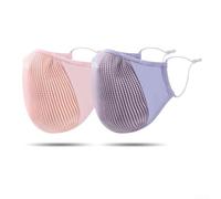 Maschera solare per ciclismo e corsa con resistenza ai raggi UV, design leggero e materiale in seta di ghiaccio, per copertura del viso (taglia unica J)