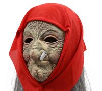 Maschera spaventosa da uomo vecchio, 1 confezione, lattice realistico