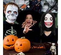 Maschera spaventosa per tutta la testa, maschera horror per testa intera, in lattice, per Halloween, cosplay, giochi di ruolo, spettacoli teatrali, feste a tema, giochi di ruolo