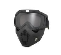 Maschera Speciale for Saldatura e Taglio Antiriflesso Anti-Radiazioni Ultraviolette Anti-Polvere Anti-Nebbia HD Auto Oscurante Casco for(Black)