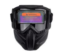 Maschera speciale per saldatura e taglio - oscuramento automatico, 30 cm Full View Headgear, hardware per costruzione automobilistica, corpo sintetico ABS 600 g | Protezione per il viso per metallo e