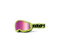 Maschera STRATA 2 NEON YELLOW Giallo Fluo Rosa 100% - UN: UN