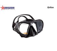 MASCHERA SUB ABYSSTAR GRIFON 50020 IN SILICONE NERA PER APNEA - SNORKELING