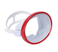 Maschera subacquea avanzata per adulti con visione grandangolare e vestibilità personalizzabile per tutte le forme della testa (solo adulti rosso)