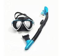 maschera subacquea, Maschera subacquea, maschera con boccaglio, completamente asciutto, occhialini da immersione panoramici vetro temperato antiappannamento adatti