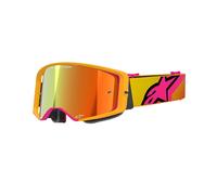 Alpinestars Supertech Corp, occhiali a specchio male Giallo/Fucsia Rosso A Specchio