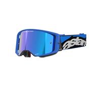 Maschera Cross Alpinestars Supertech Stream Blu Blu