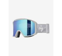 Maschera Sweet Protection Durden RIG Reflect RIG grigio chiaro con lenti blu