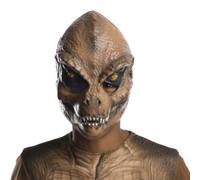 Maschera t-rex jurassic in plastica bambino ideale per il gioco