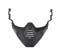 Maschera Tattica, Mezza Maschera per Protezione del Viso, Maschera Softair, per Sport All'Aperto Giochi Tattici e Giochi Cs(Black)