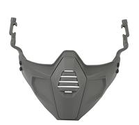 Maschera Tattica, Mezza Maschera per Protezione del Viso, Maschera Softair, per Sport All'Aperto Giochi Tattici e Giochi Cs(Gray)