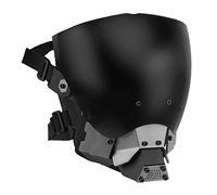 Maschera tattica per paintball, maschera protettiva a metà viso, maschera meccanica per cosplay, giochi CS, Halloween, tiro a caccia
