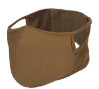 Maschera Tattica Regolabile per Softair - Copertura Leggera per Mezza Faccia per Caccia, Cosplay E Ciclismo - Design Resistente, Riutilizzabile E Antiscivolo(Brown,M)