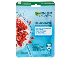 Maschera Tessuto Garnier Hydrabomb Blu 32g