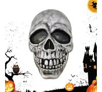 Maschera Testa Di Morte Accessorio Per Costume Testa Con Mascella Mobile