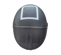 Maschera the game quadrato costume carnevale cerchio triangolo guardia soldato travestimento serie tv coreana cecchino frontman accessori cosplay Halloween adulto misteriosa rossa nera latex pvc