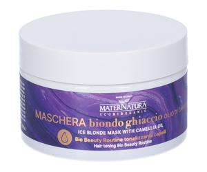 Maschera Tonalizzante Capelli Biondo Ghiaccio all'Olio di Camelia 200