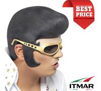 Maschera Tony Pitony Elvis Presley Copricapo Cosplay In Lattice Mask Vintage Pro
