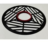 Maschera Tri-Bahtinov Bi-Color Nera e Rossa per SC Celestron C8 Classic