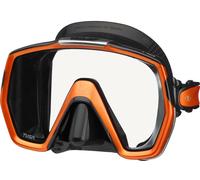 Maschera Tusa Freedom HD Per Immersioni E Snorkeling Nera Arancione M-1001QB-EO