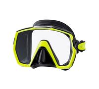 Maschera Tusa Freedom HD Per Immersioni E Snorkeling Nera Gialla M-1001QB-FY
