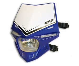 Maschera UFO Approvato Stealth Azzurro pf01715-089 per Moto Ricambi
