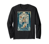 Maschera Ukiyo-e Samurai Oni Maglia a Manica