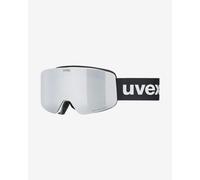 Maschera Uvex Pwdr FM nero con lente a specchio grigia per bambini