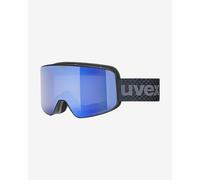 Maschera da Sci Uvex Pyrit FM Black Matt Mirror Blue S2