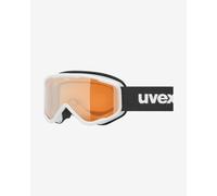 Maschera Uvex Speedy Nova nera con lente a specchio Lasergold per bambini
