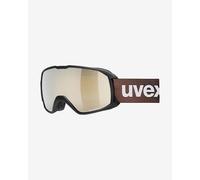 Maschera Uvex Xcitd CV marrone con lente a specchio beige