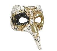 Maschera veneziana con naso lungolusso da adulto