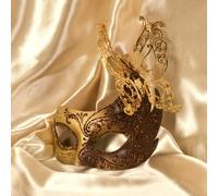 Maschera Veneziana Farfalla Decorativa Carnevale Venezia Originale Swarovski con