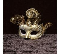 Maschera veneziana farfalla con Swarovski decorazione casa made in Italy nuova