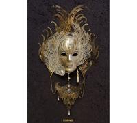 Maschera Veneziana Originale Maschere Carnevale di Venezia Artigianale Cigno Oro