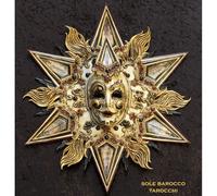 Maschera Veneziana Originale Maschere Carnevale Made in Venezia Sole Barocco Oro