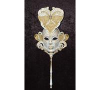 Maschera Veneziana Originale Maschere Carnevale Venezia Artigianale Regina Cuore