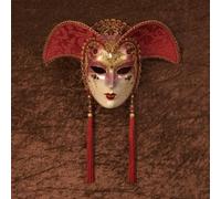 Maschera Veneziana uomo CASANOVA argento indossabile e da parete Made in Italy.