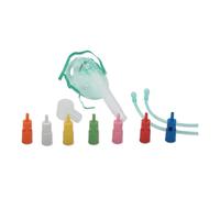 Maschera Venturi Con Raccordi Colorati