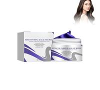 Maschera Viola per Capelli, 100ml Balsamo Viola Nutriente, Trattamento Anti-Giallo, Maschera Idratante per Capelli Decolorati, Idrata e Ripara la Chioma, Uomini e Donne