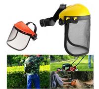 MASCHERA VISIERA PROTETTIVA PER DECESPUGLIATORE A RETE REGOLABILE TAGLIAERBA