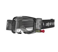 Maschera VISION 8 AMBER Roll Off Nero Argento ALPINESTARS - UN: UN