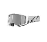 Alpinestars Vision 8 Corp, occhiali a specchio male Bianco/Nero Argento A Specchio