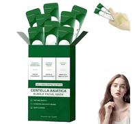 Maschera viso a bolle di Centella Asiatica, maschere idratanti nutrienti,schiuma da 10 secondi,idratante,detergente profondo e maschera in schiuma che riduce i pori per tutti i tipi di pelle (1Pezzo)