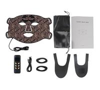 Maschera viso a LED con luce infrarossa 850 nm 8 colori maschera terapia della luce con telecomando, luce rossa viso contro l'acne, anti-invecchiamento, per schiarire e rassodare (viso)