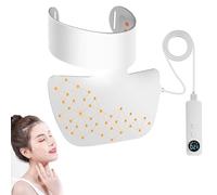 Maschera viso a LED, Maschera Led per Viso & Collo maschera per Terapia con Luce Rossa con 4 Modalità di Luce e Telecomando per la Cura della Pelle contro le Rughe