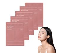Maschera viso al collagene per la notte, maschera al collagene per la notte per il viso, crema viso idratante al collagene per il sonno, trattamento idratante profondo per pelle matura (5 scatole)
