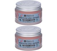 Maschera Viso Anti-Age Illuminante Forever Young 2x50 ml